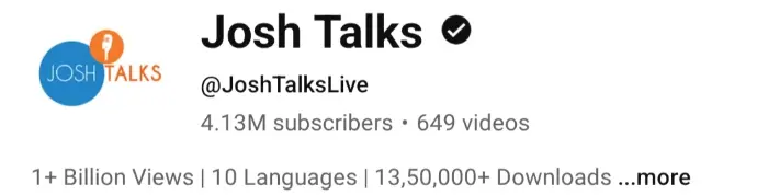 Worked with josh talk