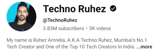 Worked with techno ruhez